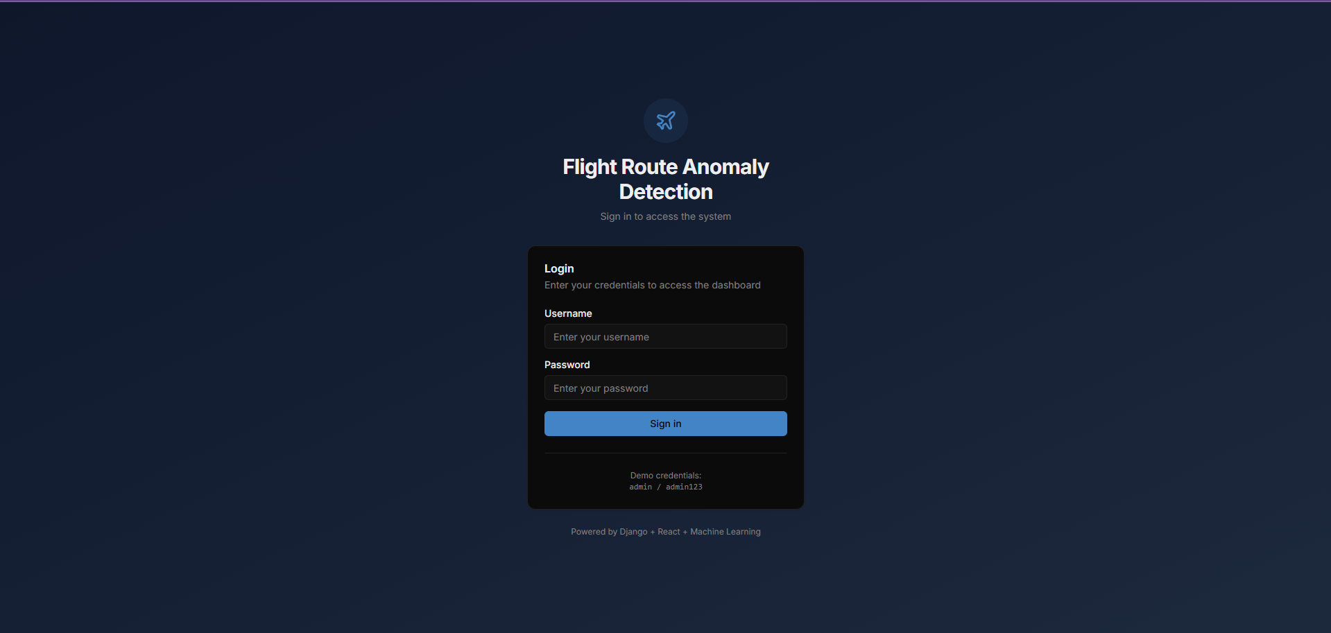 RouteAnomalyDetection screenshot 1